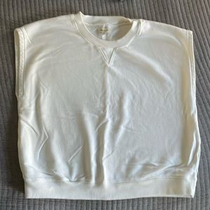 Madewell sleeveless sweatshirt